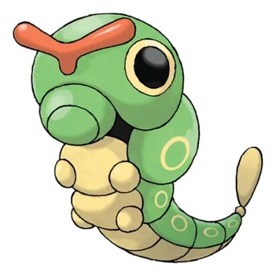 벌레 타입 포켓몬 캐터피의 이미지