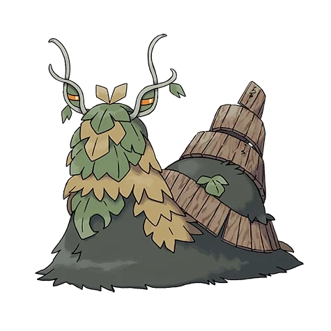 악/풀 타입 포켓몬 총지엔의 이미지