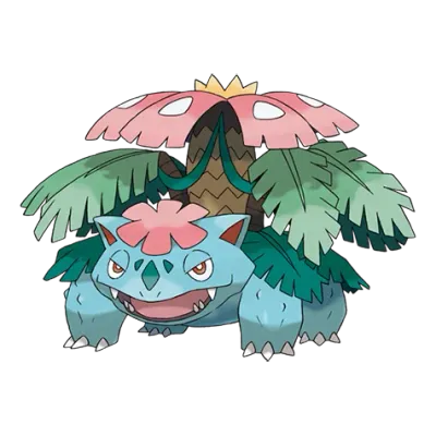 풀/독 타입 포켓몬 메가이상해꽃의 이미지