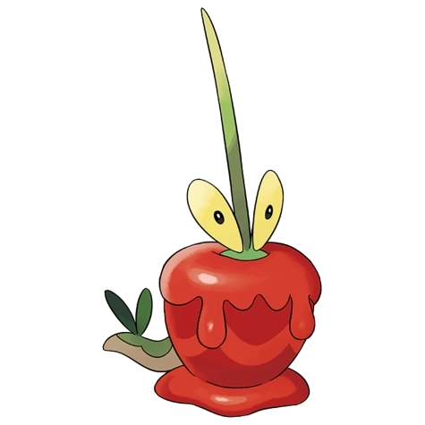 풀/드래곤 타입 포켓몬 과미르의 이미지