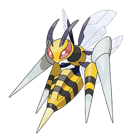 벌레/독 타입 포켓몬 메가독침붕의 이미지