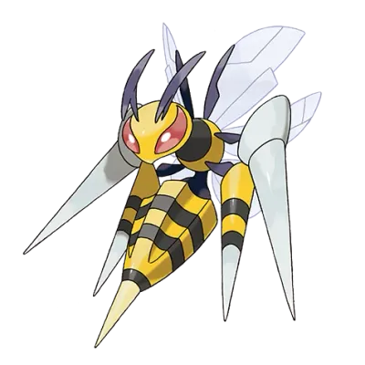 벌레/독 타입 포켓몬 메가독침붕의 이미지