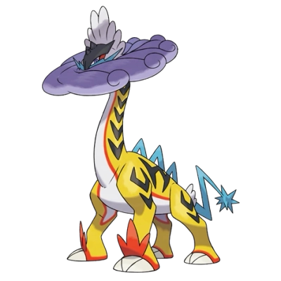 전기/드래곤 타입 포켓몬 날뛰는우레의 이미지