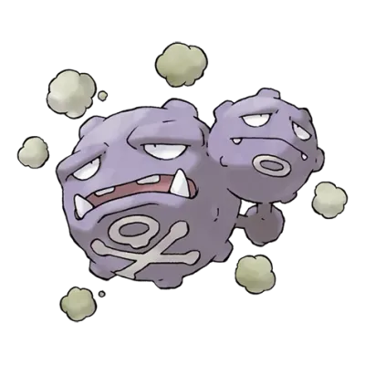 독 타입 포켓몬 또도가스의 이미지