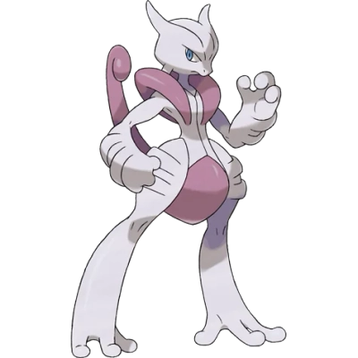 에스퍼/격투 타입 포켓몬 메가뮤츠X의 이미지