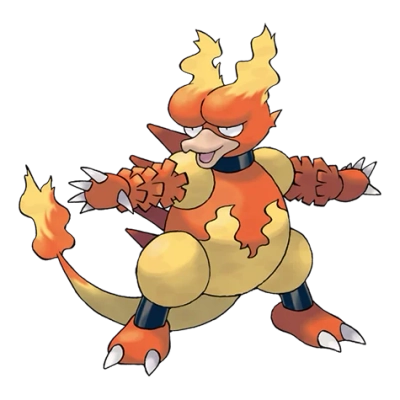 불꽃 타입 포켓몬 마그마의 이미지