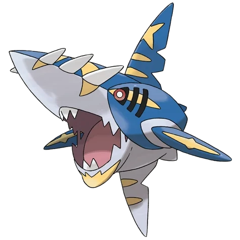 물/악 타입 포켓몬 메가샤크니아의 이미지