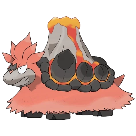 불꽃/땅 타입 포켓몬 메가폭타의 이미지