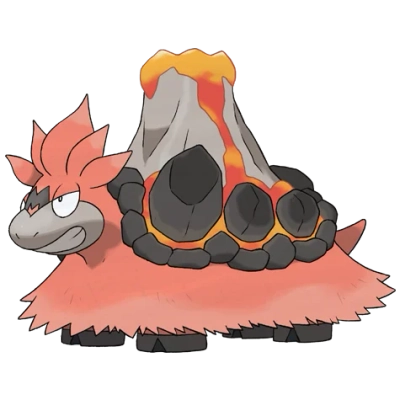 불꽃/땅 타입 포켓몬 메가폭타의 이미지