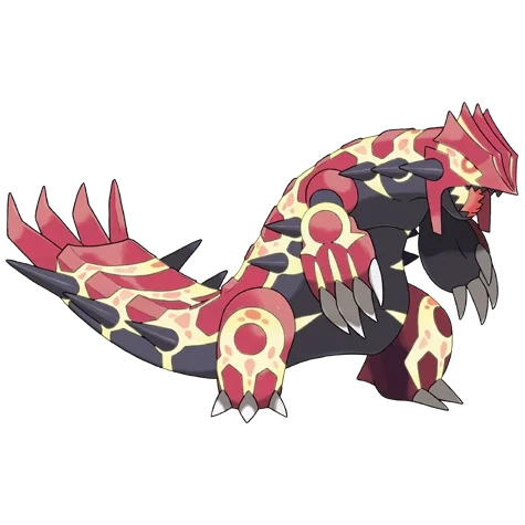 땅/불꽃 타입 포켓몬 원시그란돈의 이미지