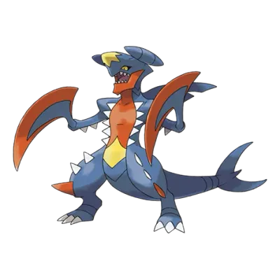 드래곤/땅 타입 포켓몬 메가한카리아스의 이미지