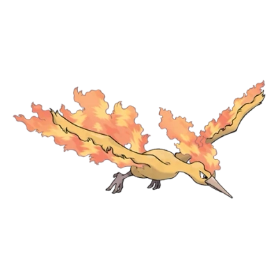 불꽃/비행 타입 포켓몬 파이어의 이미지