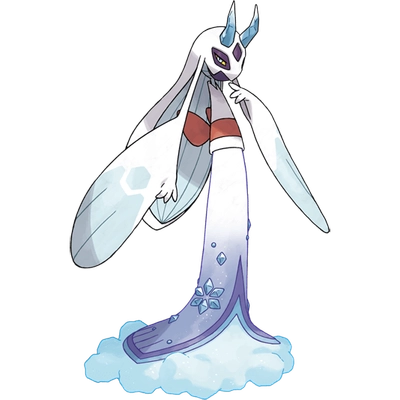 얼음/고스트 타입 포켓몬 메가눈여아의 이미지