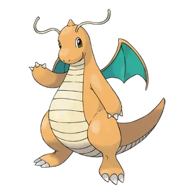 드래곤/비행 타입 포켓몬 망나뇽의 이미지