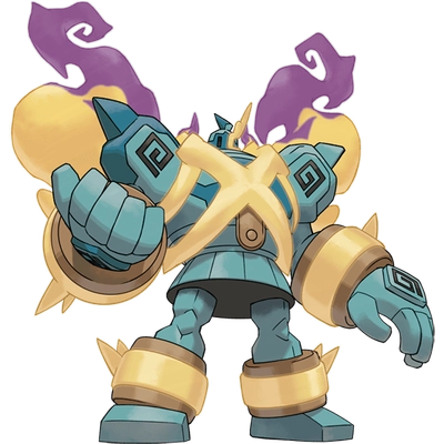 땅/고스트 타입 포켓몬 메가골루그의 이미지