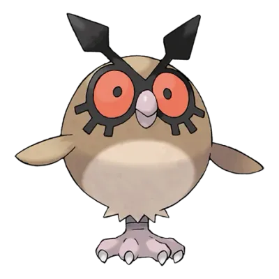 노말/비행 타입 포켓몬 부우부의 이미지