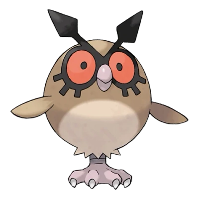 노말/비행 타입 포켓몬 부우부의 이미지