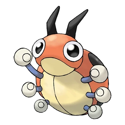벌레/비행 타입 포켓몬 레디바의 이미지
