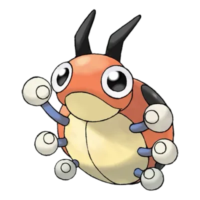 벌레/비행 타입 포켓몬 레디바의 이미지