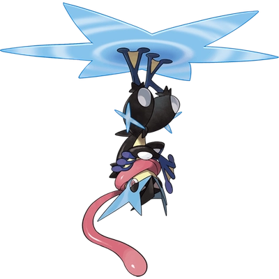 물/악 타입 포켓몬 메가개굴닌자의 이미지