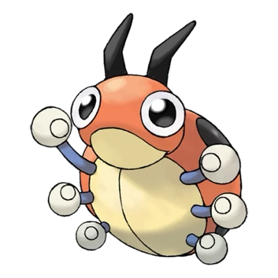 벌레/비행 타입 포켓몬 레디바의 이미지