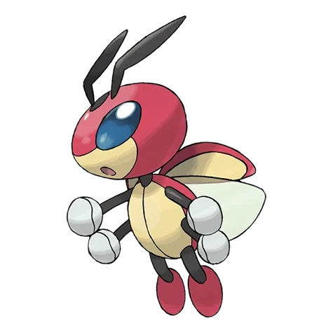 벌레/비행 타입 포켓몬 레디안의 이미지