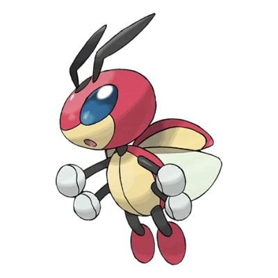 벌레/비행 타입 포켓몬 레디안의 이미지