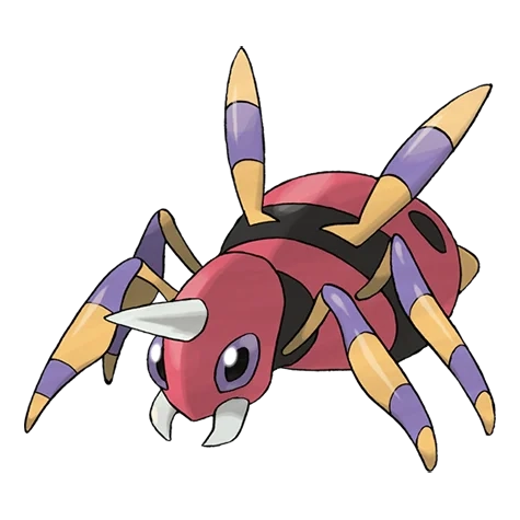 벌레/독 타입 포켓몬 아리아도스의 이미지