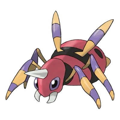 벌레/독 타입 포켓몬 아리아도스의 이미지