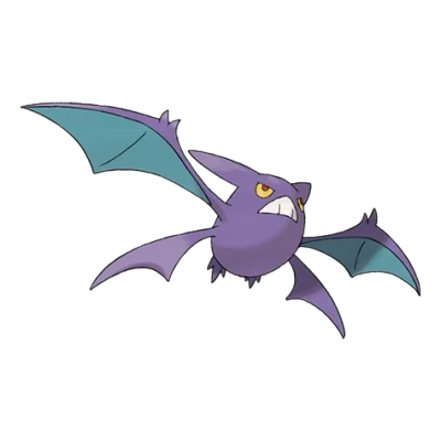 독/비행 타입 포켓몬 크로뱃의 이미지