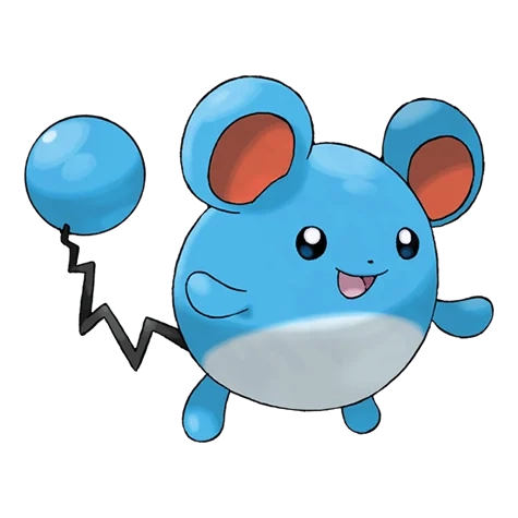 물/페어리 타입 포켓몬 마릴의 이미지