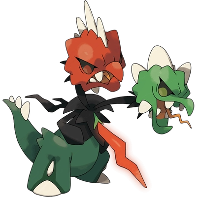 풀/불꽃 타입 포켓몬 메가스코빌런의 이미지