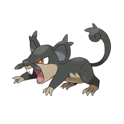 악/노말 타입 포켓몬 꼬렛 리전폼의 이미지