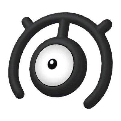 에스퍼 타입 포켓몬 안농의 이미지