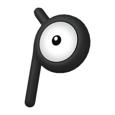 에스퍼 타입 포켓몬 안농의 이미지