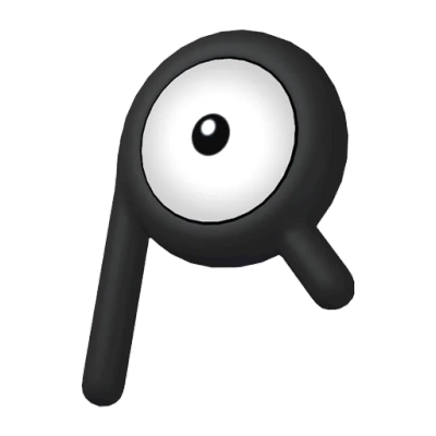 에스퍼 타입 포켓몬 안농의 이미지