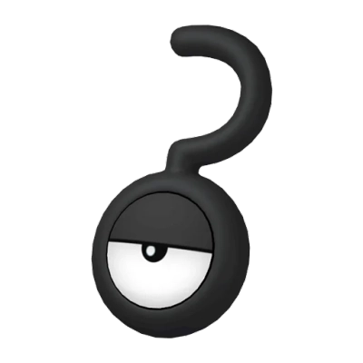 에스퍼 타입 포켓몬 안농의 이미지