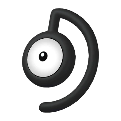 에스퍼 타입 포켓몬 안농의 이미지