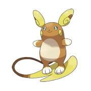 라이츄 알로라의 모습