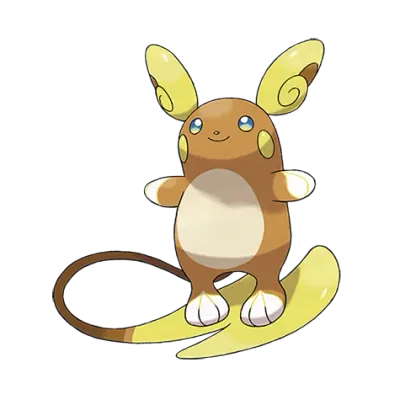 전기/에스퍼 타입 포켓몬 라이츄 리전폼의 이미지