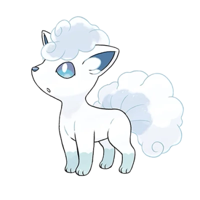 얼음 타입 포켓몬 식스테일 리전폼의 이미지