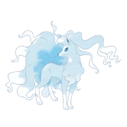 나인테일 알로라의 모습