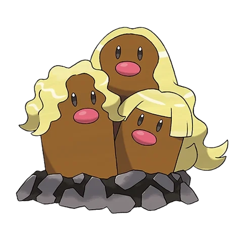 땅/강철 타입 포켓몬 닥트리오 리전폼의 이미지