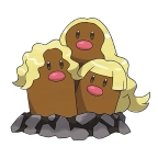 닥트리오 알로라의 모습