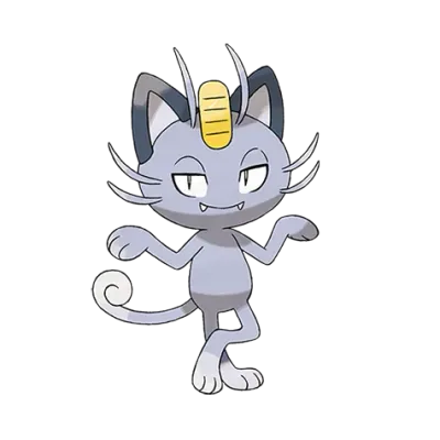 악 타입 포켓몬 나옹 리전폼의 이미지