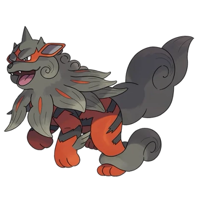 불꽃/바위 타입 포켓몬 윈디 리전폼의 이미지