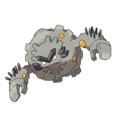 바위/전기 타입 포켓몬 데구리 리전폼의 이미지