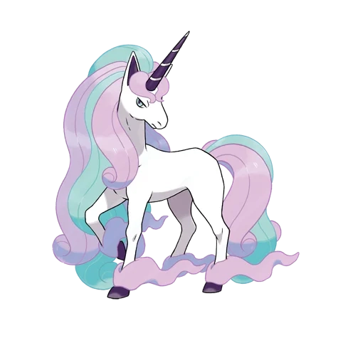 에스퍼/페어리 타입 포켓몬 날쌩마 리전폼의 이미지