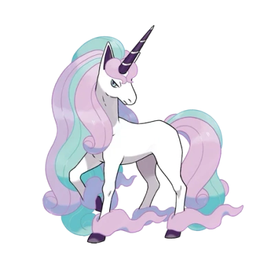 에스퍼/페어리 타입 포켓몬 날쌩마 리전폼의 이미지