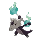 텅구리 알로라의 모습